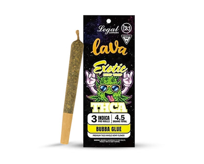 Bubba Glue Lava THCA Pre Rolls