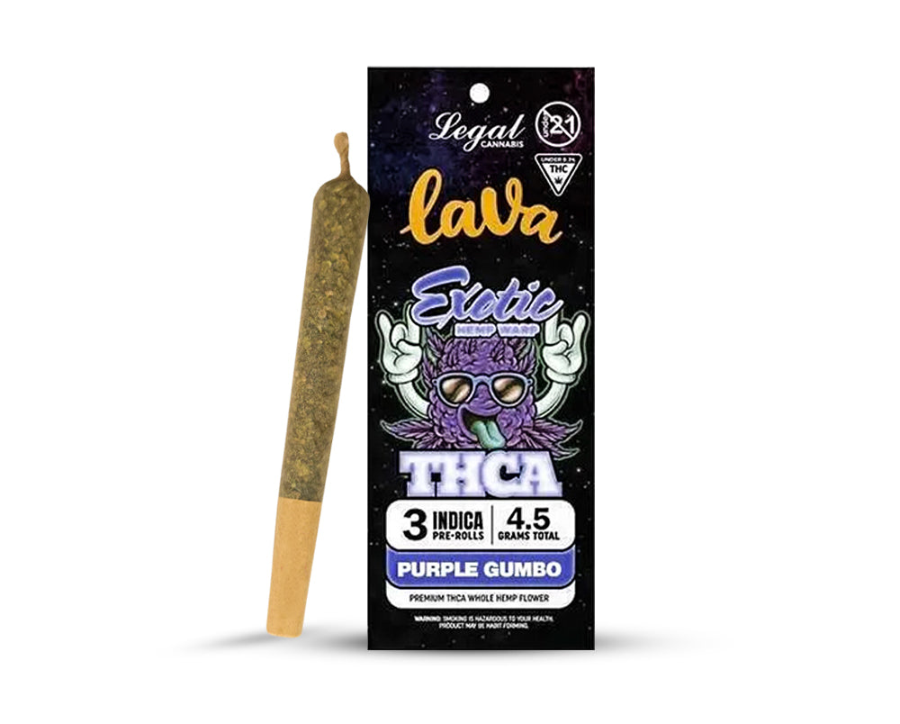 Purple Gumbo Lava THCA Pre Rolls